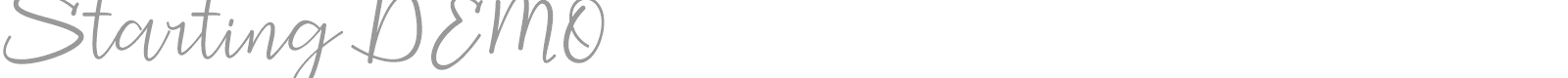 Starting font preview